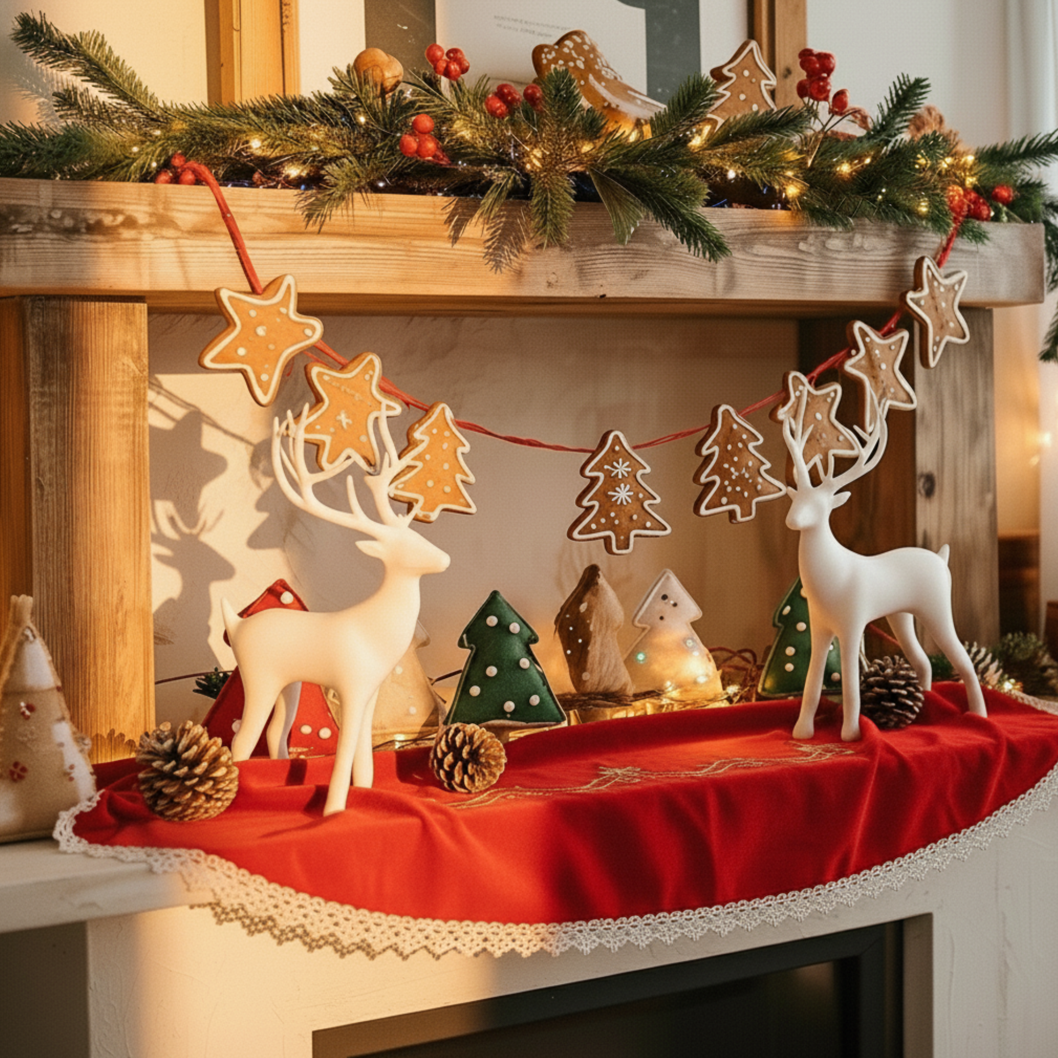 Reno Polar | Decoración Navideña Minimalista - Crealis