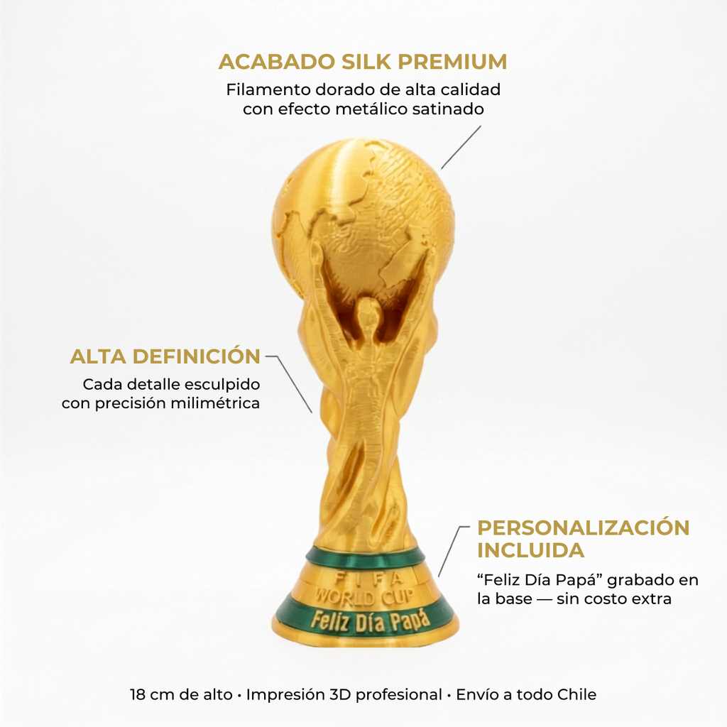 Trofeo Copa del Mundo Día del Padre