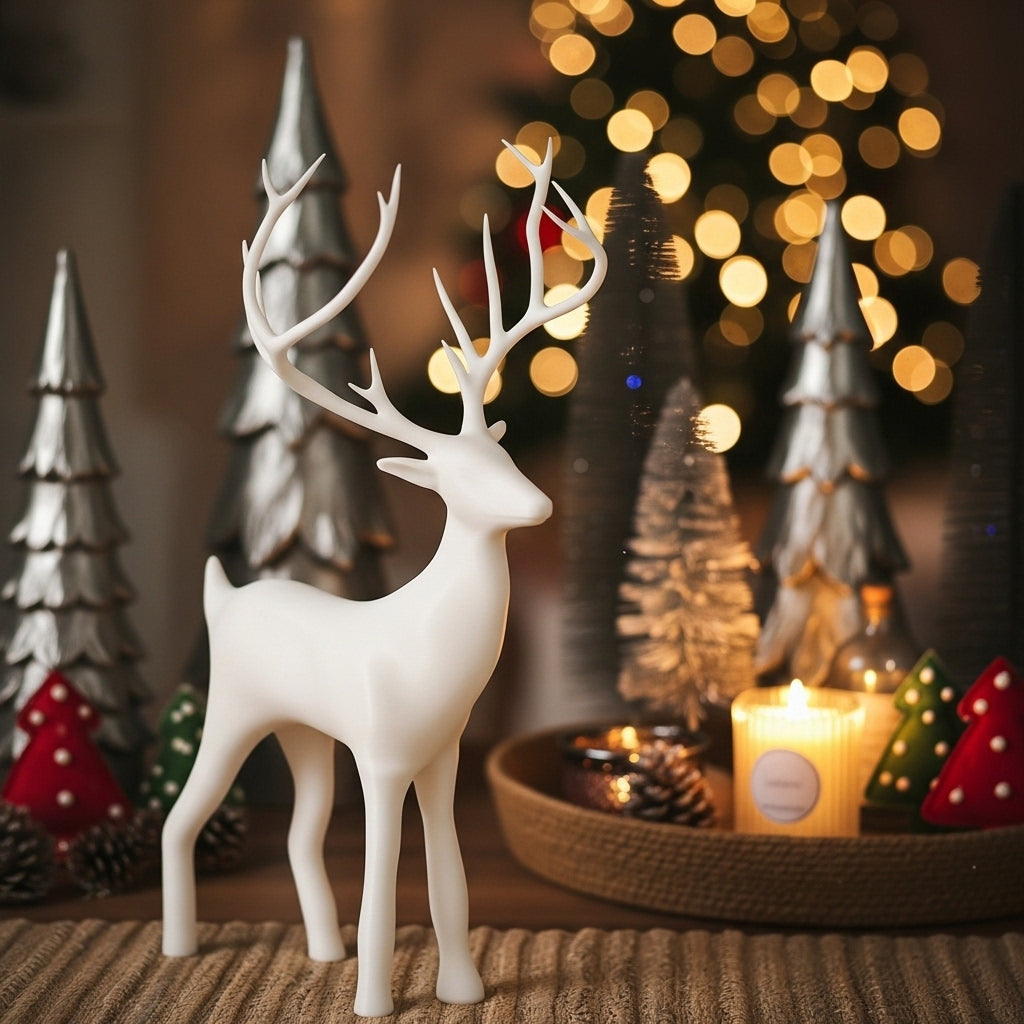 Reno Polar | Decoración Navideña Minimalista - Crealis