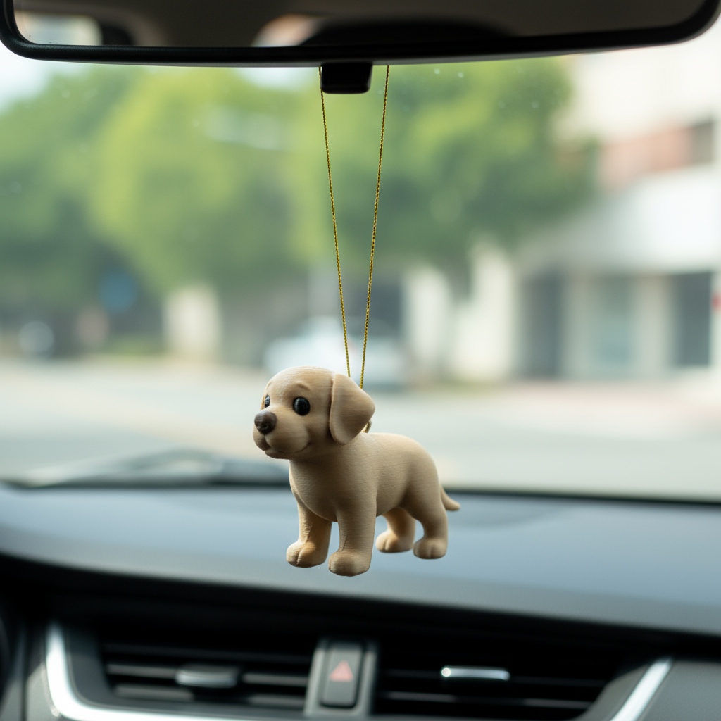 Perro Golden Retriever Colgante Decorativo Navideño - Crealis