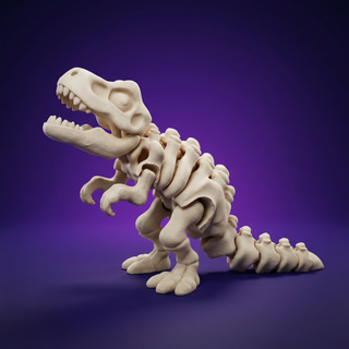 Esqueleto Flexible de Dinosaurio T-Rex (22 cm)