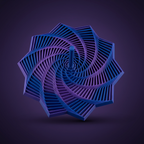 Fidget 10 estrellas fondo estudio morado