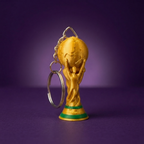Llavero Réplica Pequeña Copa del Mundo FIFA 2026 de 5,5 cm impreso en 3D