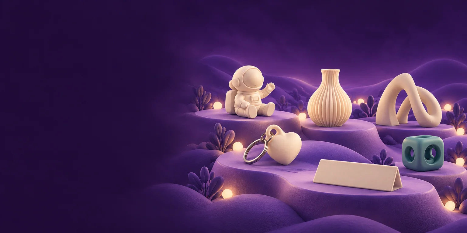 Un mundo ilustrado de ideas: figuritas, llaveros y objetos de decoración