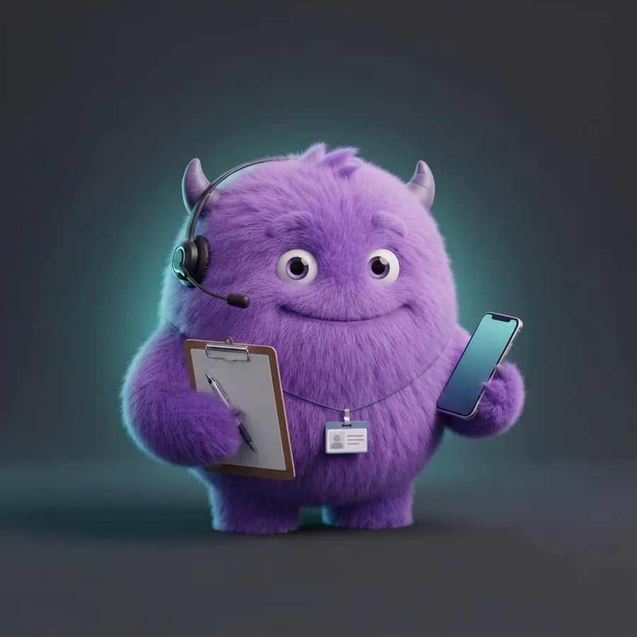 Ilustración de Lumo representando a Cristhian